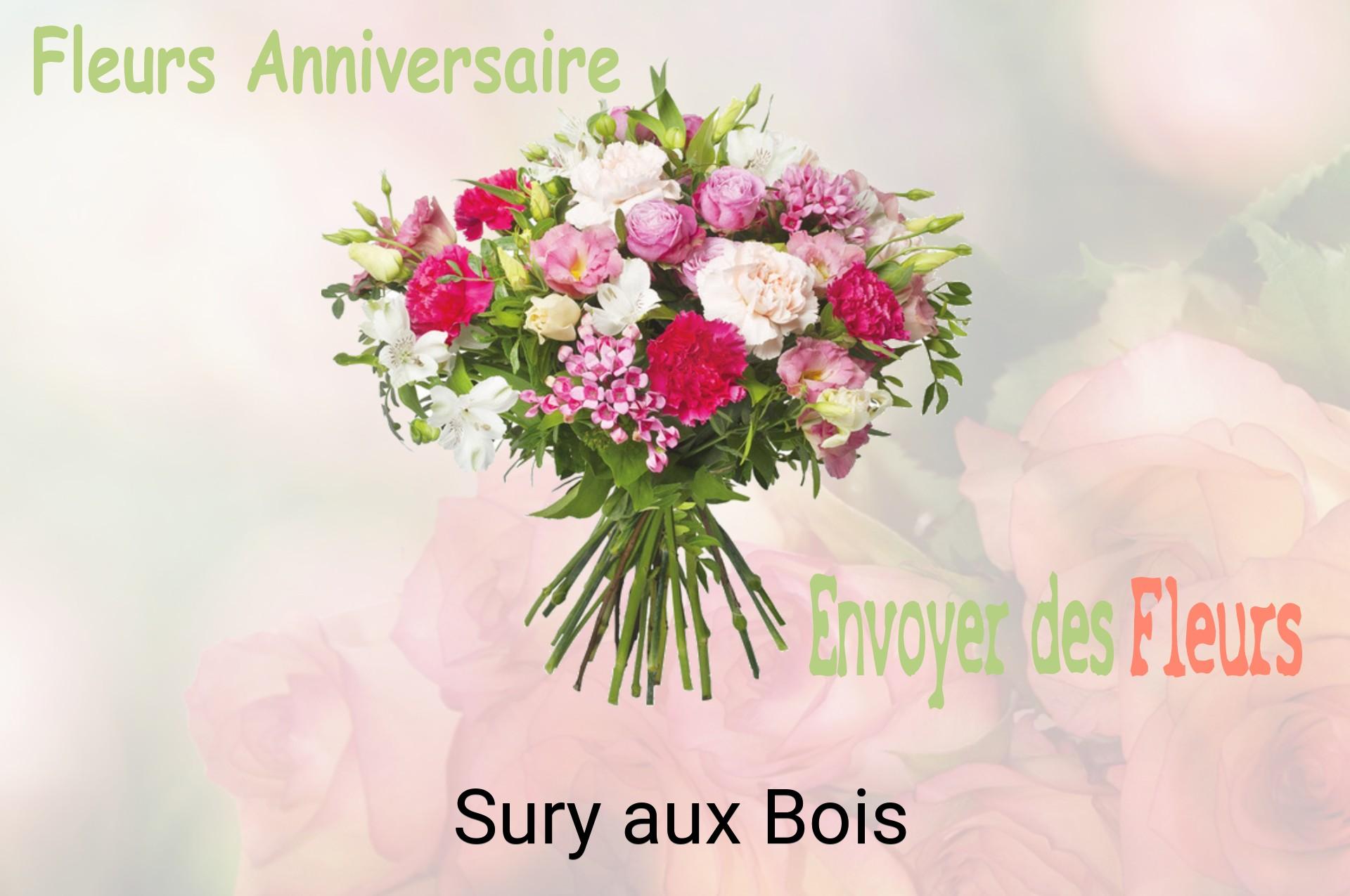 Bouquet de fleurs d’anniversaire livré à Sury-aux-Bois