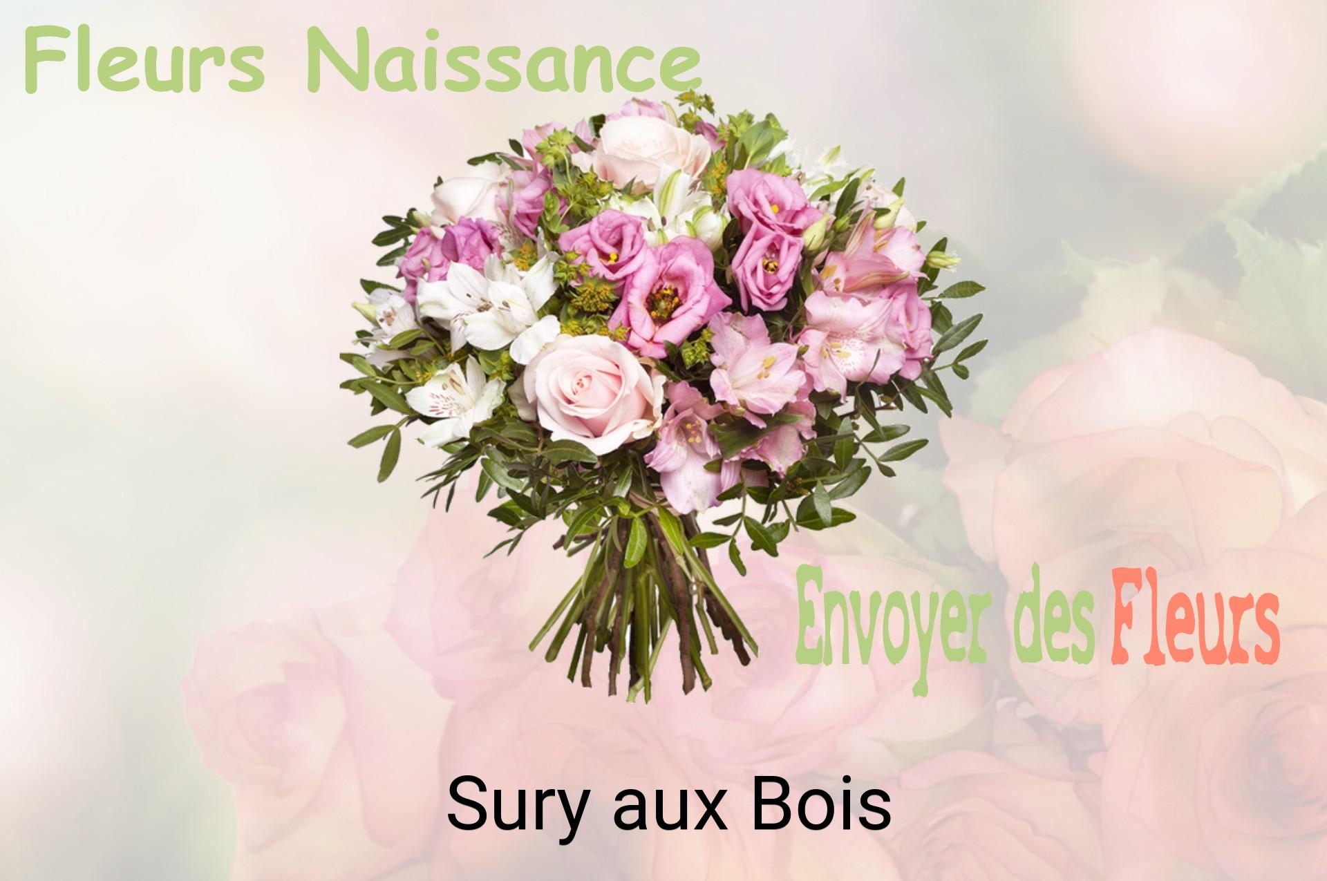 Bouquet de fleurs de naissance livré à Sury-aux-Bois