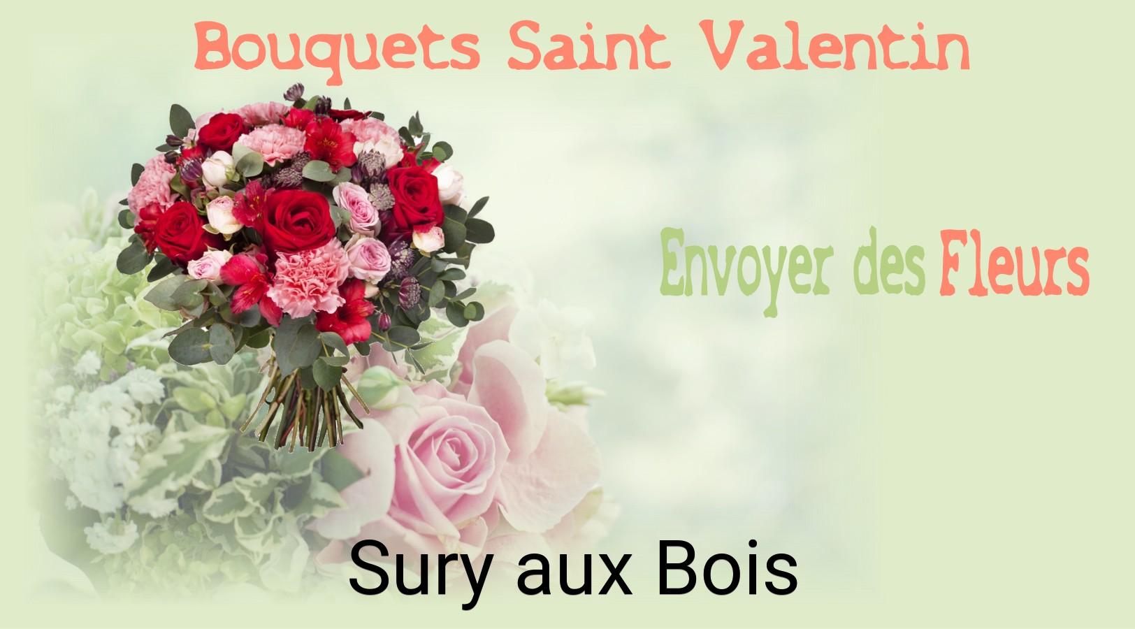 Roses de Saint-Valentin livrées à Sury-aux-Bois